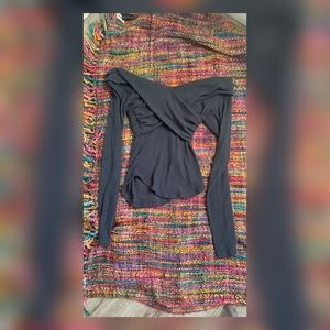 Ribbed off-shoulder sweater Free people size small